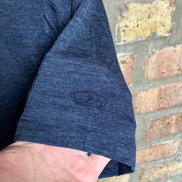 Icebreaker men's short-sleeve t-shirt in a blue merino wool COOL-LITE - Picture 4 of 7
